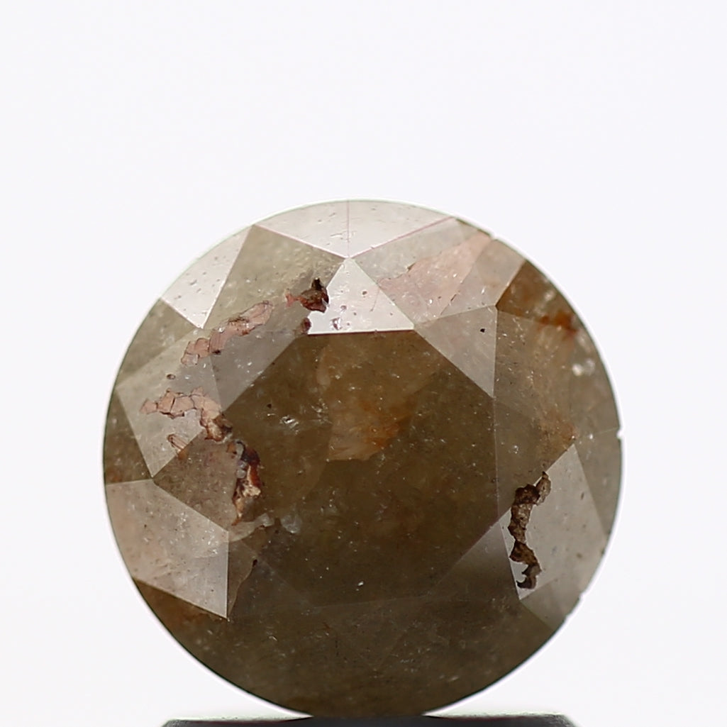 1.32 Carat Brown Rustic Round Brilliant Cut Natural Loose Diamond